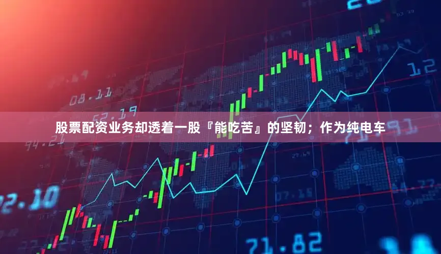 股票配资业务却透着一股『能吃苦』的坚韧；作为纯电车